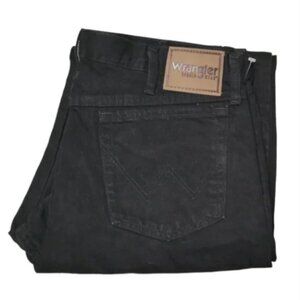 Wrangler Durable Rugged Wear Outdoor Relaxed Fit Jean Men's Size 36x34 Black NEW